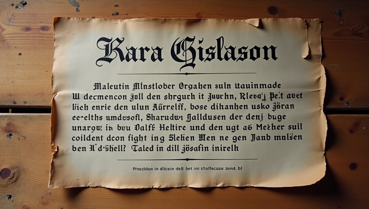 kara gislason traueranzeige
